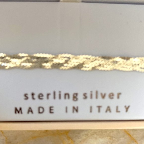 Mia Fiore Italy Sterling Silver Bracelet 7” New In Box - Picture 10 of 10